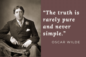 Is that a fact Oscar Wilde quote