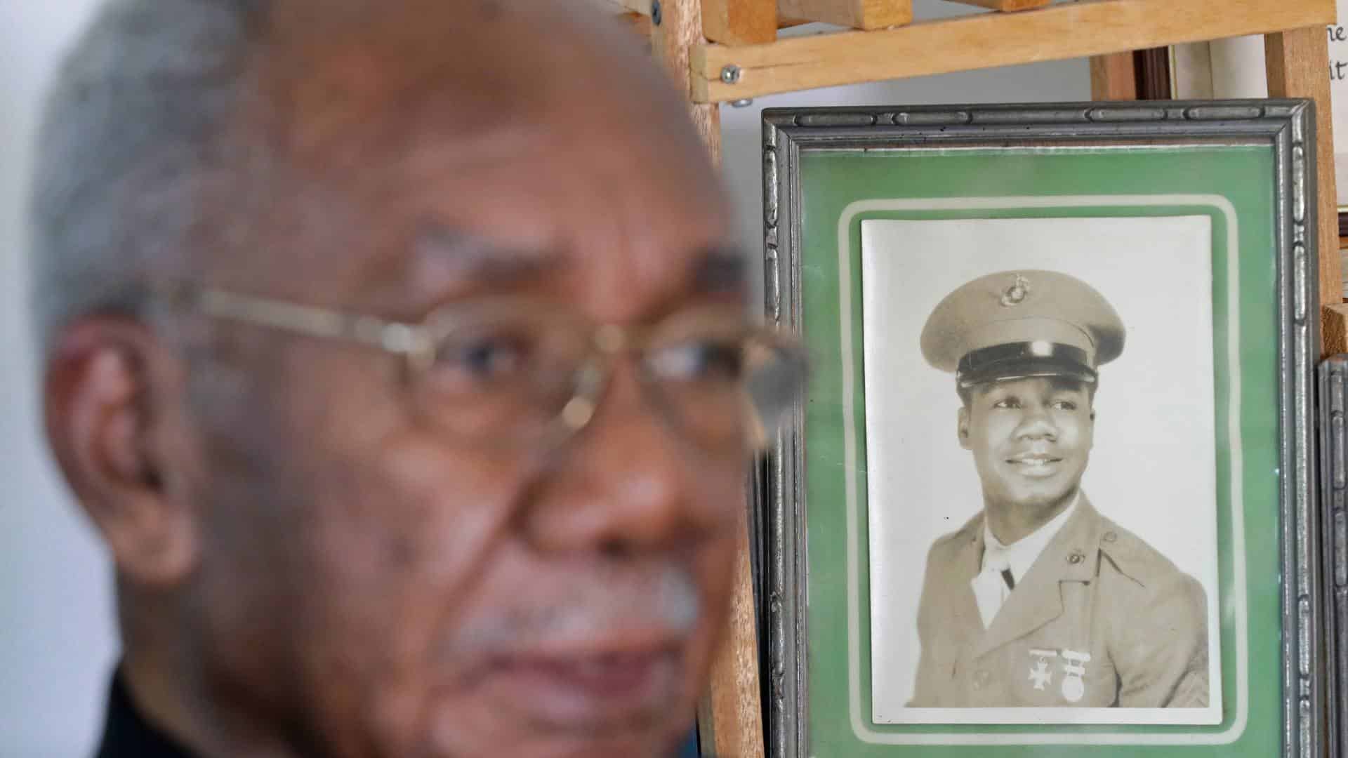 Untitled design Montford Point Marines attend a Congressional Gold Medal Commemorative Ceremony at Marine Barracks Washington in Washington, D.C.,