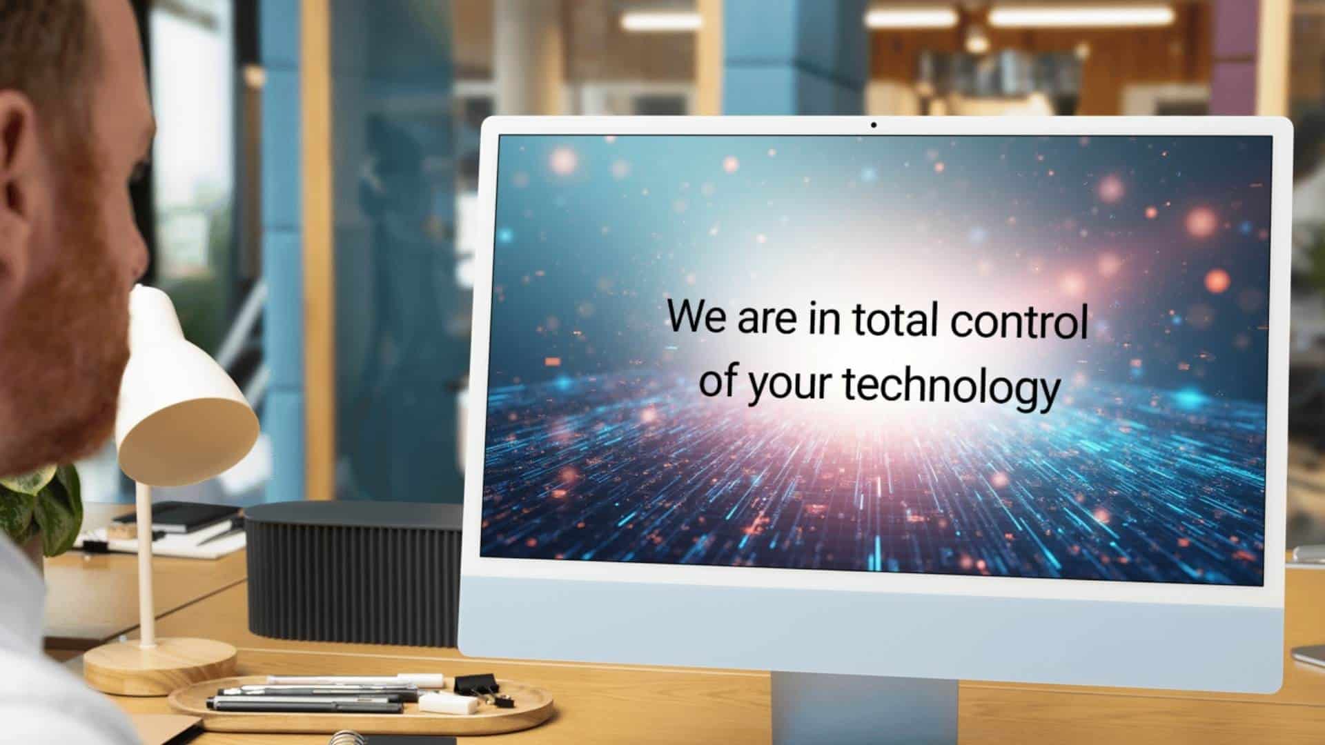 World economies connected A stock market chart on a lit screen.