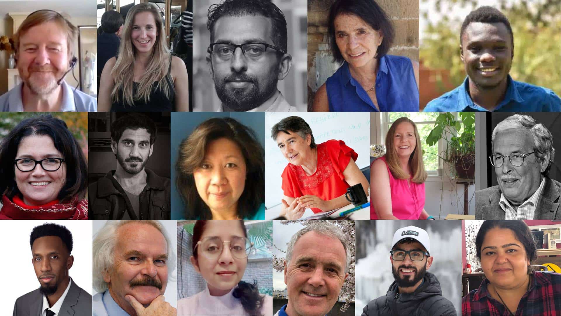 A collage of News Decoder correspondents