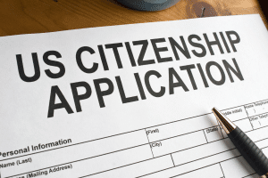 citizenship A blank citizenship application