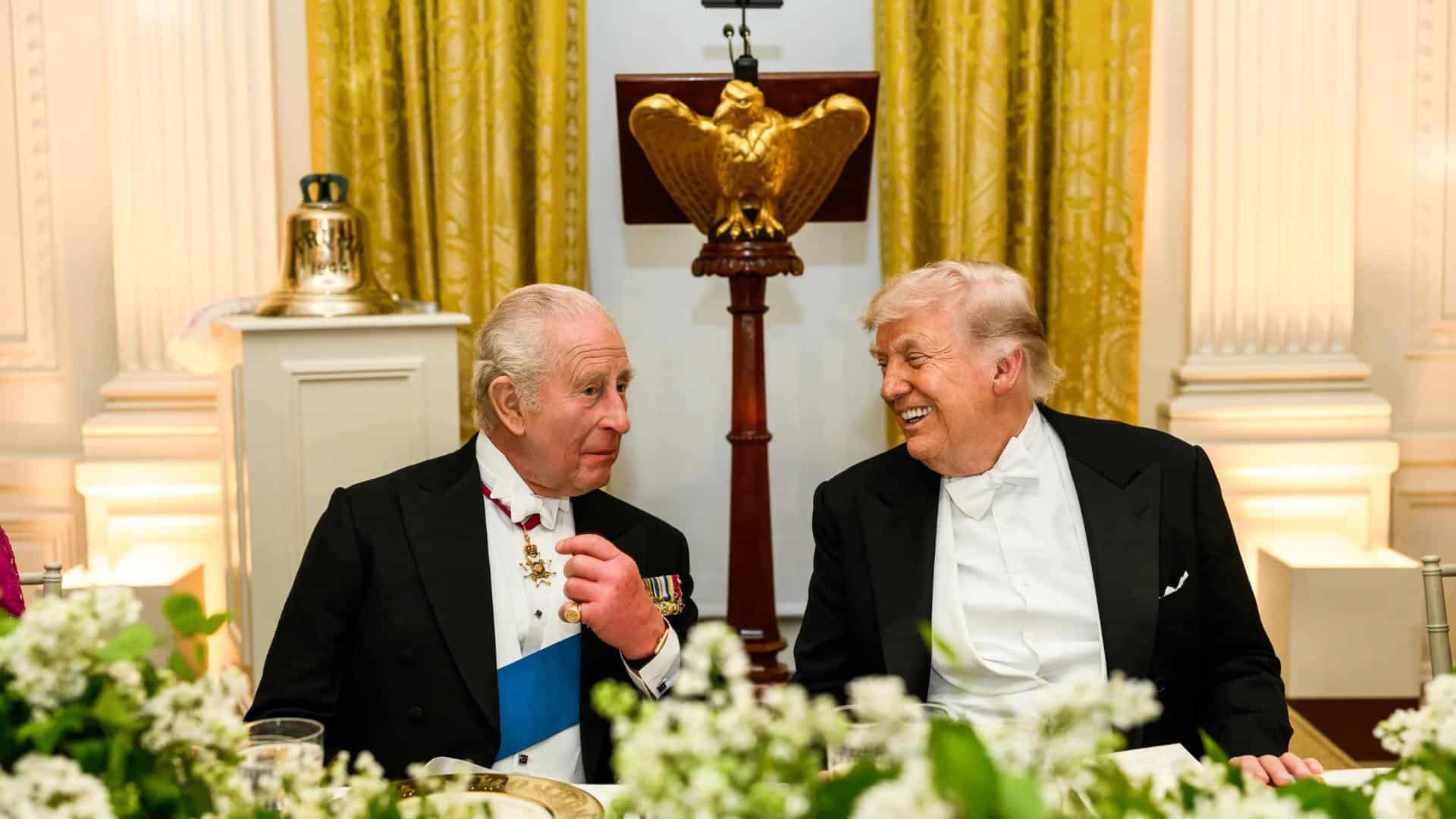 King Charles III of Great Britain and U.S. President Donald Trump