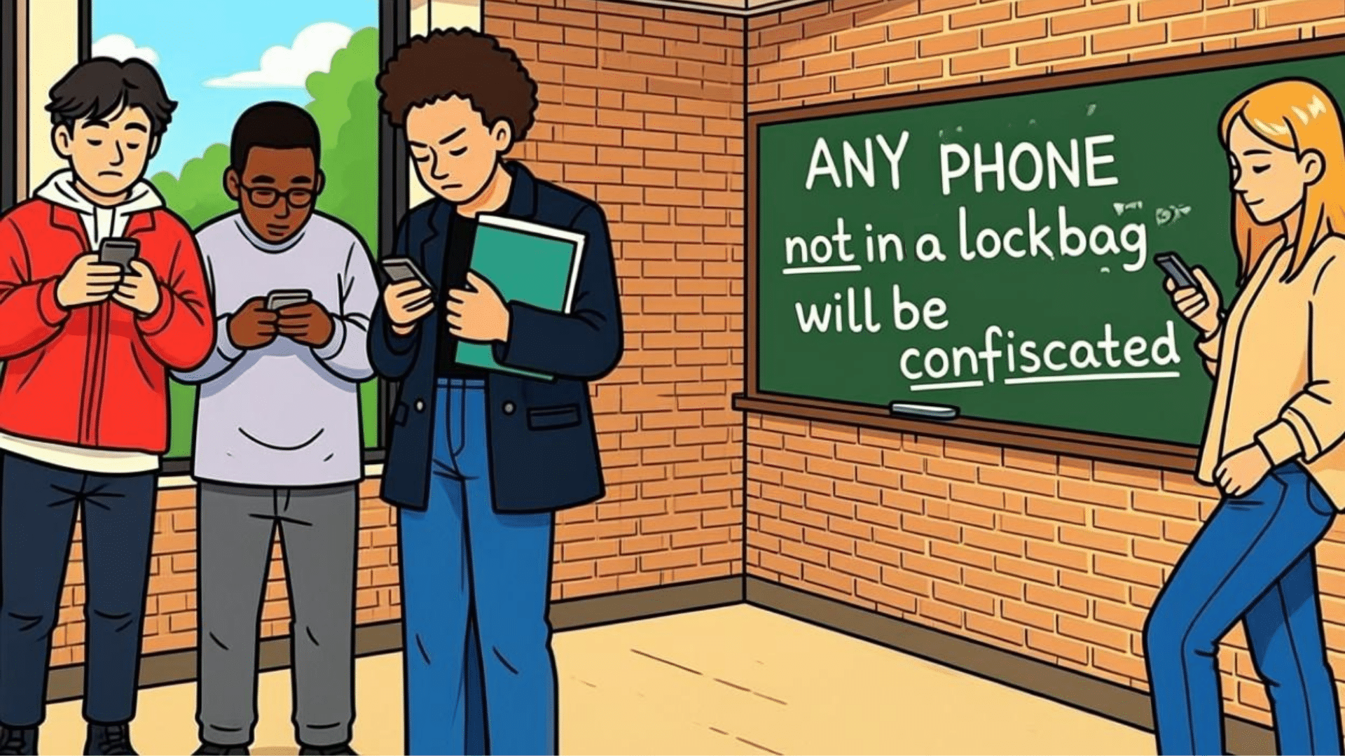 Who decides The fight over teen phone use in schools