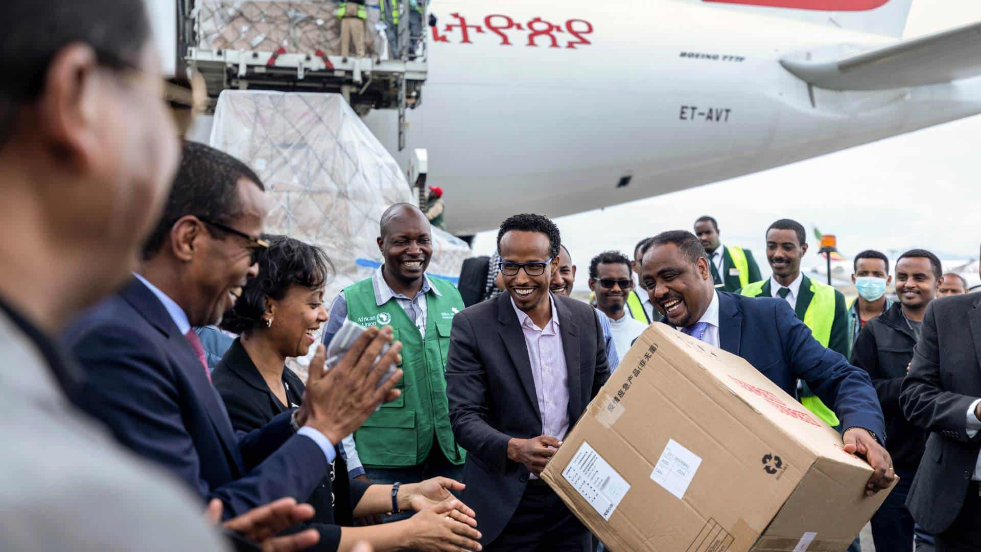 Medical supplies arrive in Ethiopia from China