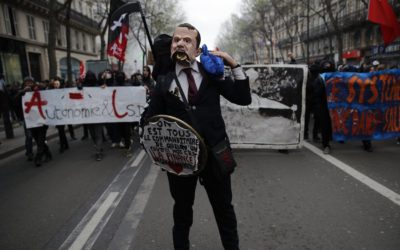 French rail strike is reformist Macron’s litmus test
