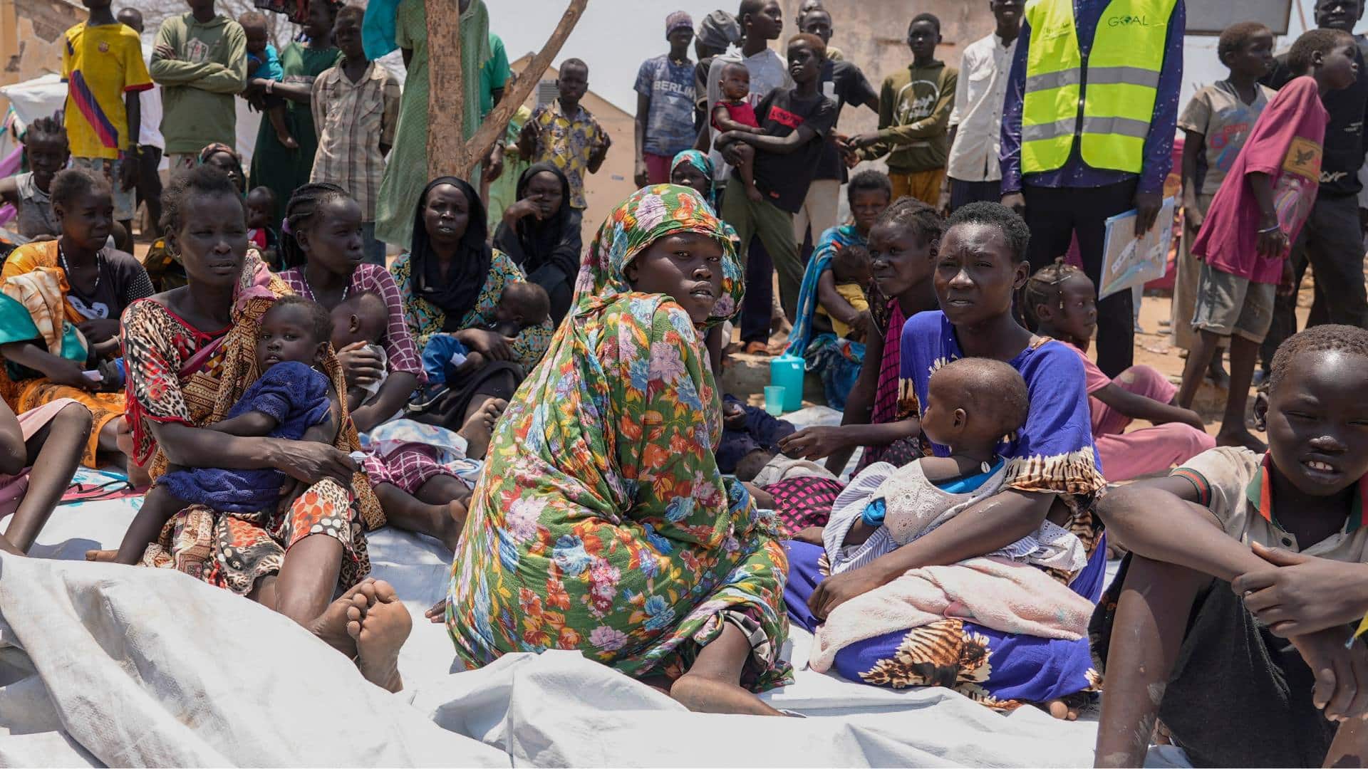 150 evacuees from Sudan on a relief flight returning to Qatar May 5, 2023. 150 evacuees from Sudan on a