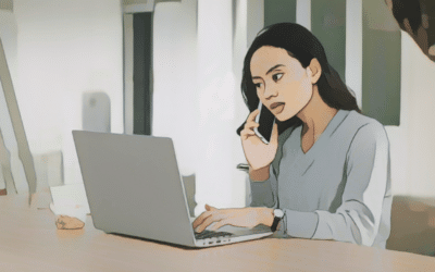 A reporter tries to find a news story by calling around.