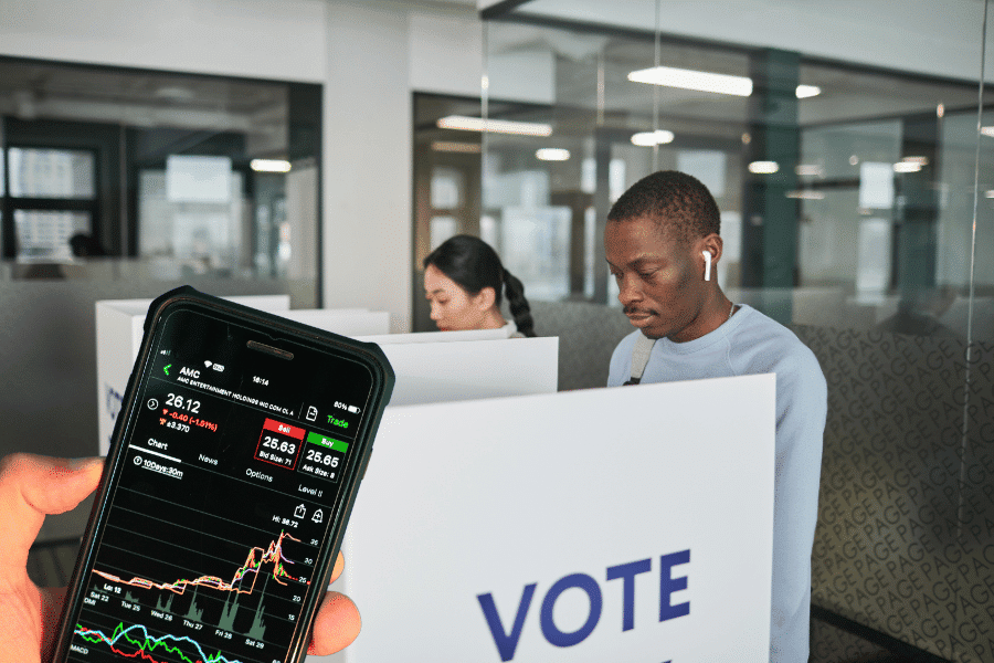 Does the stock market prefer one candidate over another?