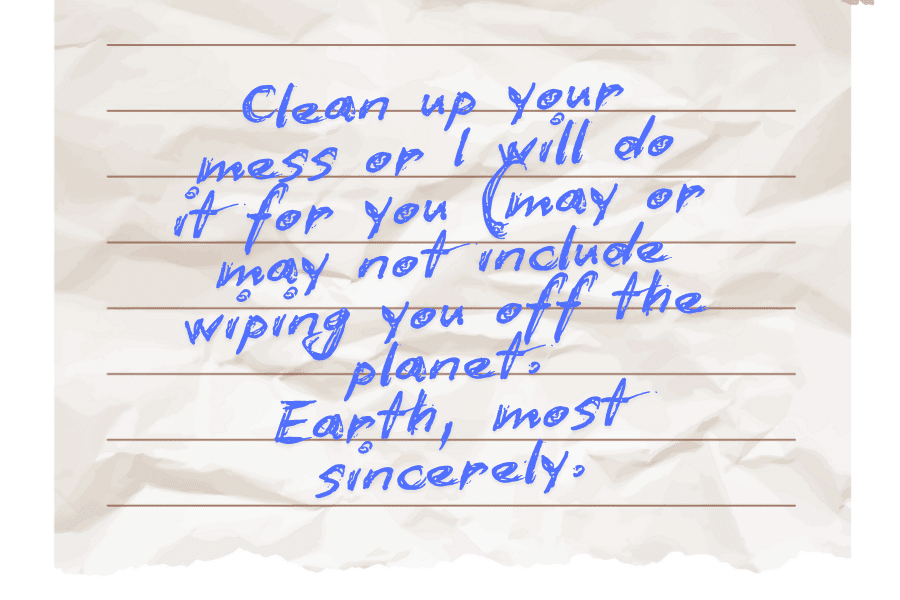 Note from earth Note from earth