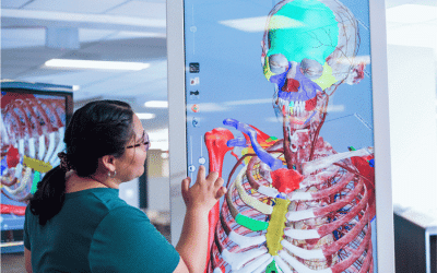 At the library you can take out a book … or dissect a body?